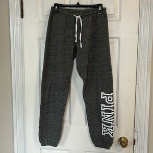 PINK Gray Sweatpants